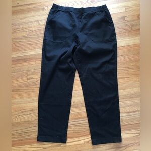 Men's Black Casual Pants - Classic Straight Fit